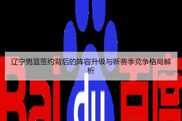辽宁男篮签约背后的阵容升级与新赛季竞争格局解析